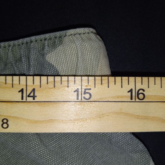 Aerie Cargo Joggers Medium Pull On Elastic Waist Ankle Green Camo Camouflage - Picture 13 of 15